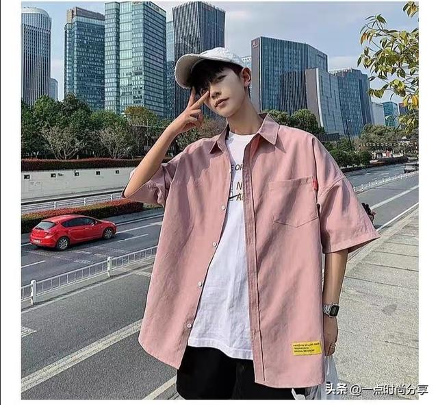 男神夏季会穿粉色短袖吗?