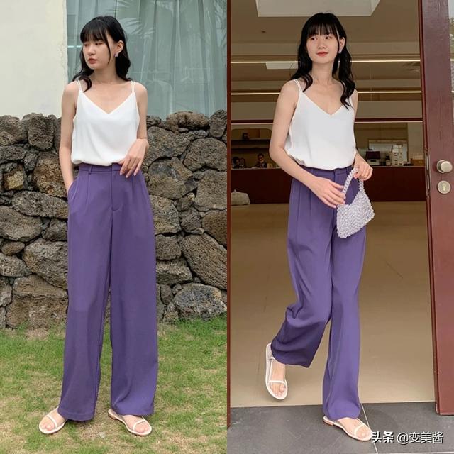 夏天最适合穿阔腿裤了,遮肉又显瘦,应该怎么搭配鞋子才好看呢