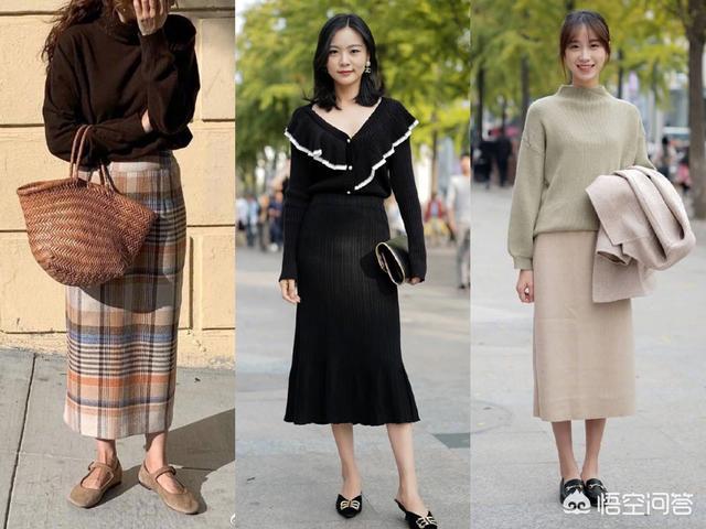 针织毛衣裙冬季如何选择和搭配才能不显胖、更时尚还有气质
