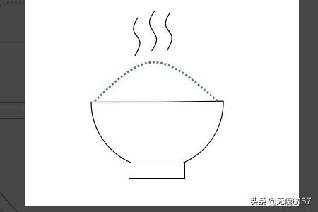 怎麼畫大米粒及大米飯的簡筆畫